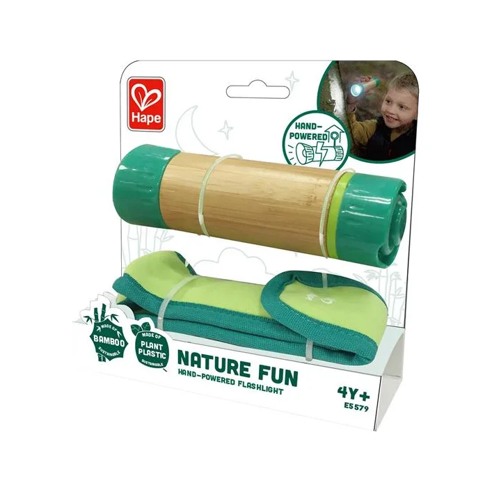 Механический фонарик Hape Nature Fun с чехлом (E5579)
