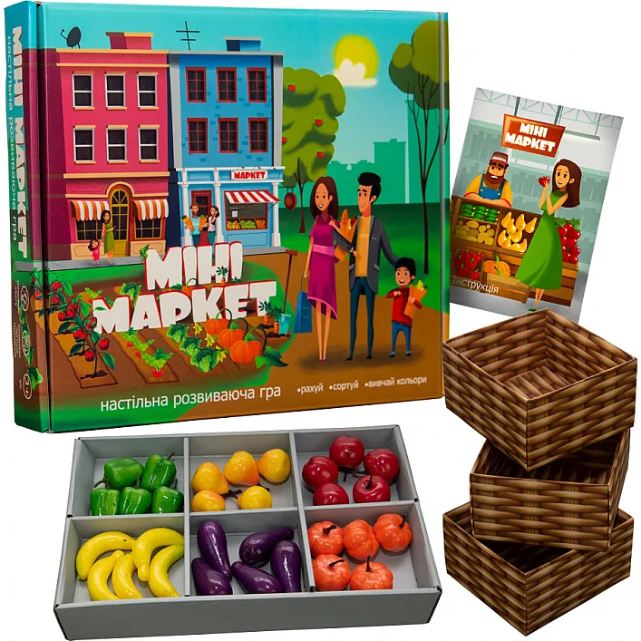 Настольная игра "Мини Маркет" 30915 STRATEG (Нас0915)