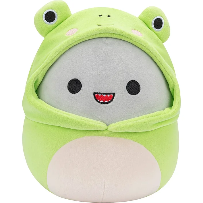 М'яка іграшка SQUISHMALLOWS - АКУЛА ГОРДОН (30 cm, у одязі)