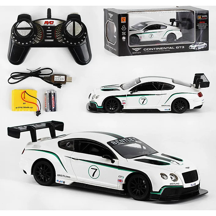 Машина на радіокеруванні 866-1817 B (24/2) "Bentley", світло, акумулятор 4,8V, 2.4 Ghz-А, батарейки, у коробці