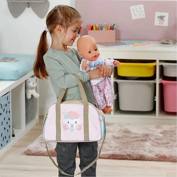 Сумка для ляльки BABY BORN – КВІТКОВИЙ НАСТРІЙ (з аксес.)