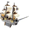 Деревянный 3D конструктор "Пиратский корабль" Puz-00928 р.34*27*9см PuzzleOk (Дер6228)