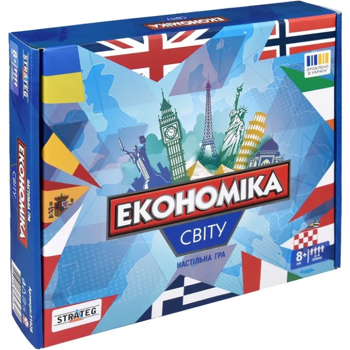 Настільна гра Монополія "Економіка світу" 31028, 2-4 гравці