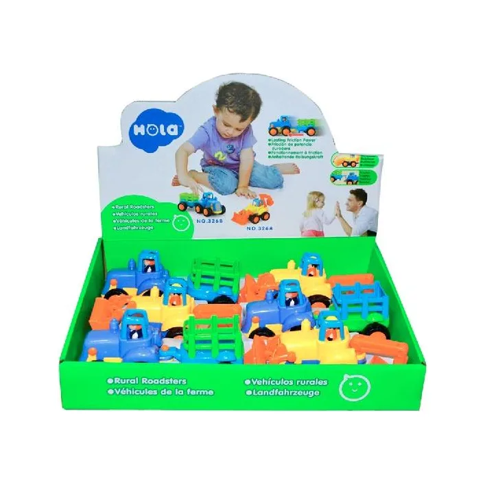 Набор машинок Hola Toys Бульдозер и трактор 6 шт. (326AB-6)
