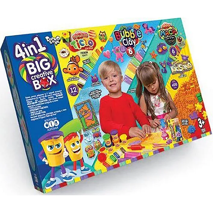 Набір для творчості "4в1 BIG CREATIVE BOX" BCRB-01-01U Укр