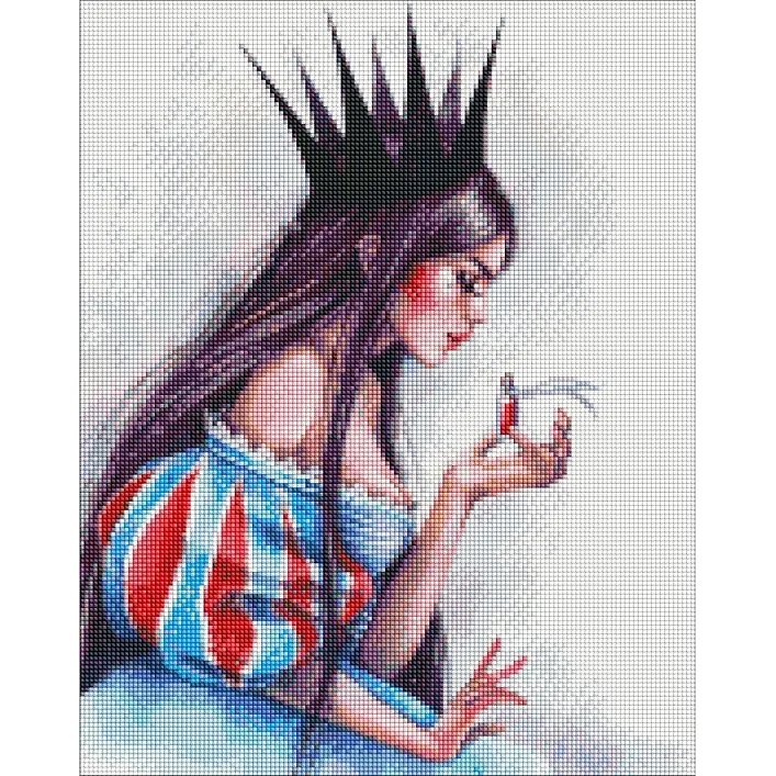 УЦІНКА! Алмазна мозаїка "Небезпечна краса" ©lesya_nedzelska_art AMO7418-UC 40х50 см