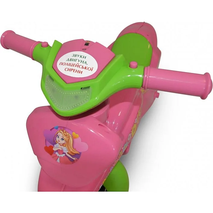 Мотоцикл музичний "Sport" рожевий 0139/65 DOLONI (Укр1393)