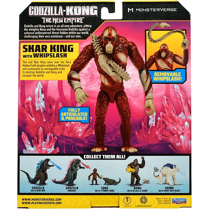 Фигурка Godzilla x Kong – Скар Кинг с оружием