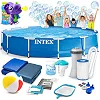 Бассейн каркасный 16в1 INTEX 28212, 366 x 76 см + машина для создания пузырей
