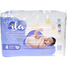 Подгузники ILA Ultra delicate "4 MAXI 9-14кг, 50шт в уп (Пол2991)