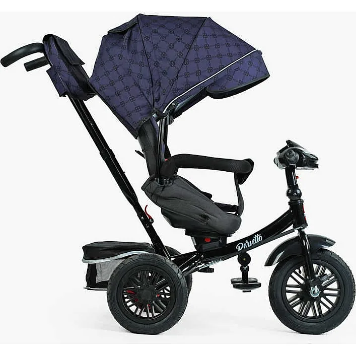 Велосипед 3-х кол. 8066 / 511-36 BestTrike "Perfetto" (1) поворотне сидіння, колеса гумові надувні, кошик, фара музична, U