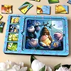 Деревянная настольная игра "Этапы развития бабочки" Ubumblebees (ПСФ017) PSF017 сортер-пазл