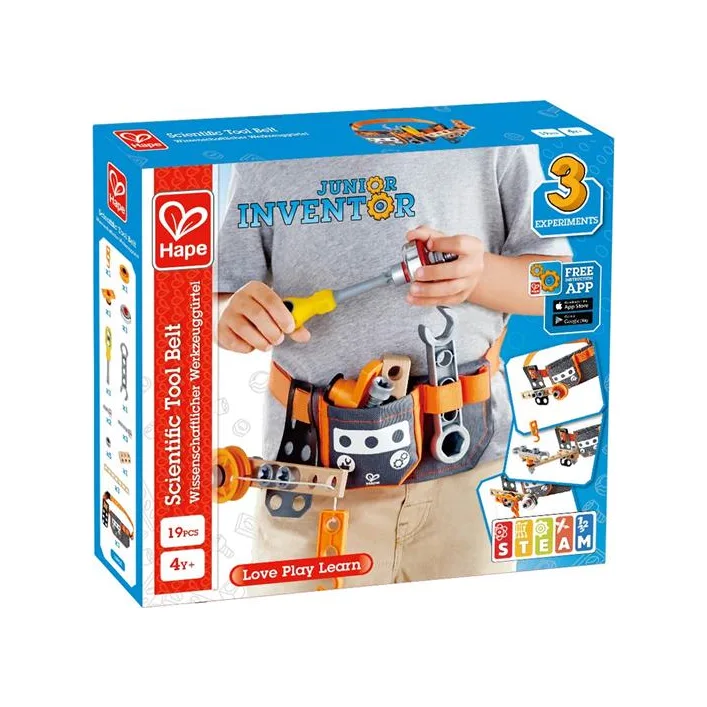 Игровой набор Hape Junior Inventor Пояс с инструментами (E3035)