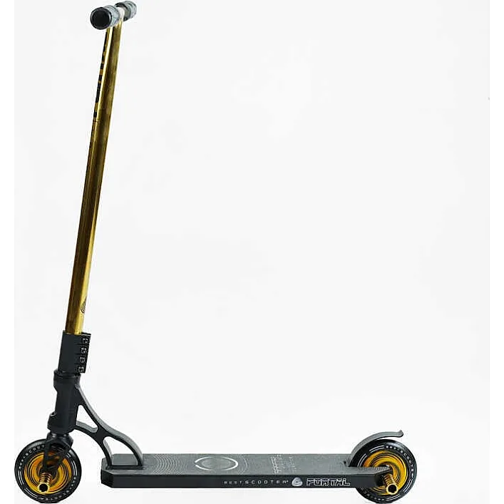 Самокат трюковый PL-91977 Best Scooter (4) "Portal" HIC-система, ПЕГИ, алюминиевый диск и дека, колёса PU, d=120мм, ширина руля 58 см