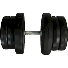 Гантель наборная композитная в пластиковой оболочке Rock Pro-R 21,5 кг NE-PL-R-021
