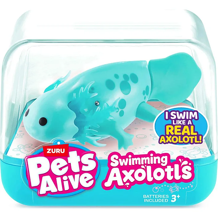 Інтерактивна іграшка PETS ALIVE S1 – АКСОЛОТЛЬ (бірюзовий)