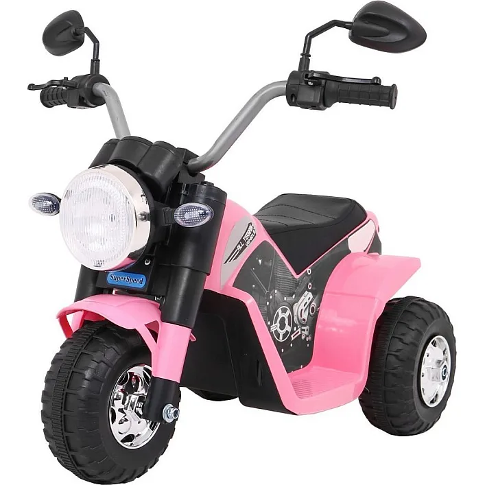 Детский аккумуляторный мотоцикл RAMIZ MiniBike розовый