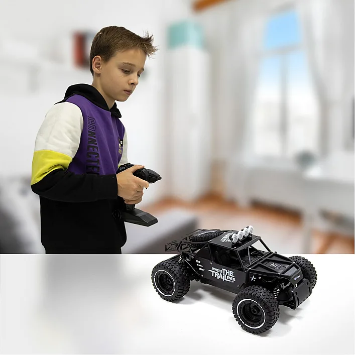 Автомобиль Off-road Crawler на р/у – Race (матовый черный, 1:14)