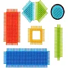 Конструктор серії Bristle Blocks - БУДІВЕЛЬНИК (36 деталей, у коробці)