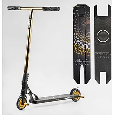 Самокат трюковый PL-91977 Best Scooter (4) "Portal" HIC-система, ПЕГИ, алюминиевый диск и дека, колёса PU, d=120мм, ширина руля 58 см