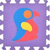 Дитячий килимок Мозаїка "Тварини" M 0376-1, 10 деталей, EVA, 30х30 см