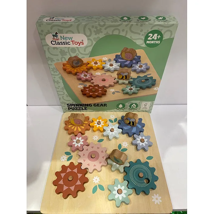 Головоломка с шестернями Сад, New Classic Toys (05242)