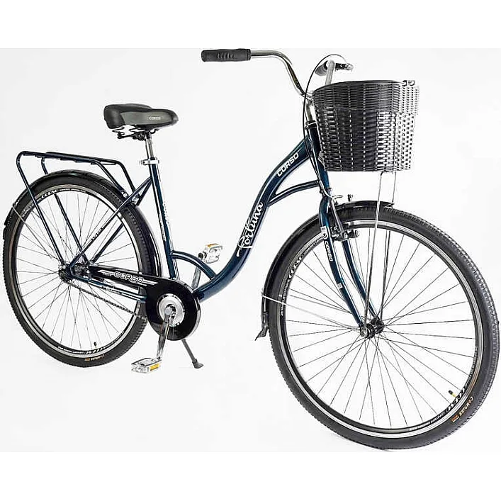 Велосипед городской Corso «FORTUNA» 28'' FR-28083 + КОРЗИНА