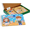 Деревянная игра с наклейками Домик для Мока Бока 6 ст., 103 дет. Puz-88892 PuzzleOK (Дер9892)
