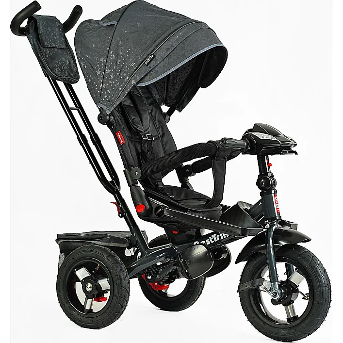 Велосипед 6088 F – 980-66 Best Trike (1) ПОВОРОТНОЕ СИДЕНИЕ, СЛОЖНОЕ КЕРМО, ФАРА МУЗЫКАЛЬНАЯ С USB,Bluetooth НАДУВНЫЕ КОЛЕСА, ПУЛЬТ ВКЛЮЧЕНИЯ СВЕТА И ЗВУКА
