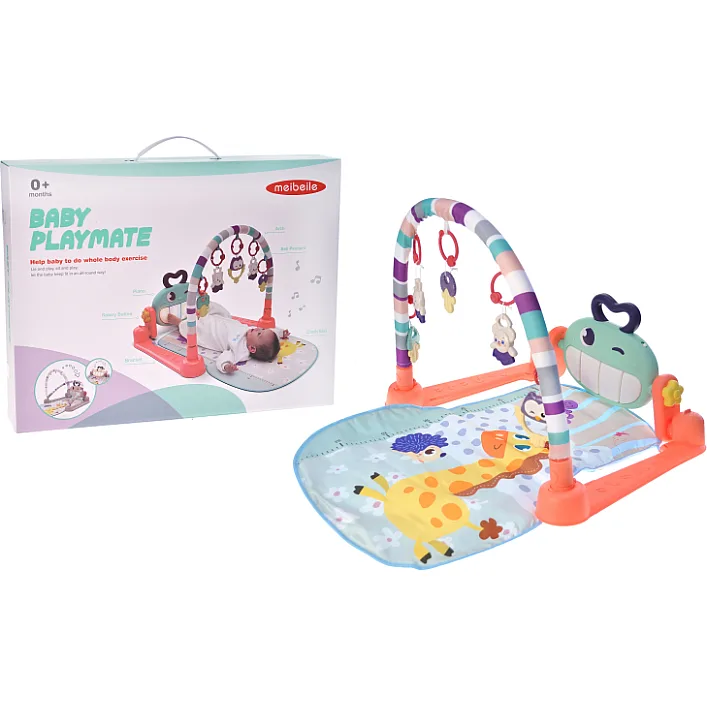 Коврик с игровым центром MBL01230 батарейка, музыка, свет кор.50*9*39 см (Нем6941)