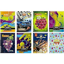 Блокнот А6, 40 л., посыпка, пружина сбоку (Кнц6240)