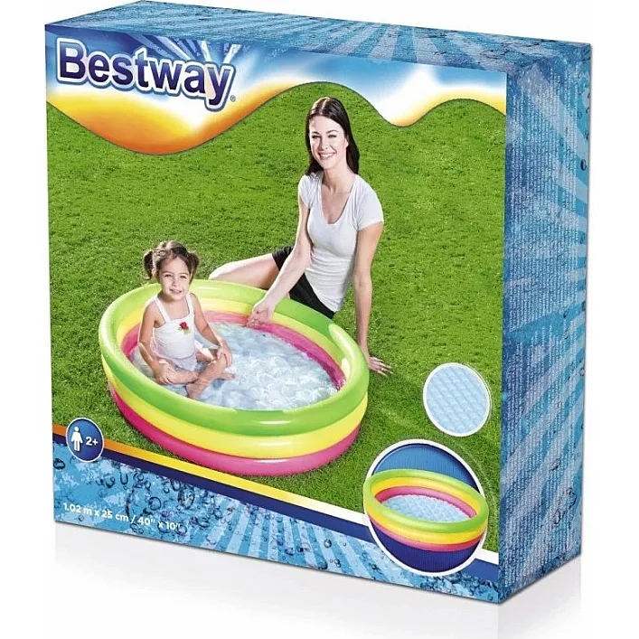 Бассейн надувной детский Bestway 51104 102х25 см