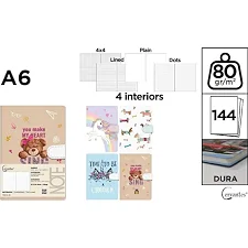 Блокнот на застежке в ассортименте, Madrid Papel (05324)