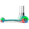 Самокат дитячий триколісний Ricokids Glow бірюзовий