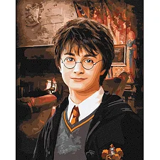 Картина за номерами "Harry Potter: Вітальня Ґрифіндору" 40х50 см