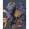 Картина по номерам ArtCraft Таинственная лилия с металлизированными красками 40х50 см (13151-AC)