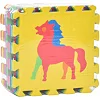 Дитячий килимок Мозаїка "Тварини" M 0376-1, 10 деталей, EVA, 30х30 см