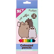 Карандаши цветные Yes 12 цв. "Pusheen" 290761 (КНЦ6745)