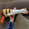 Мягкая игрушка "Гусь-обнимусь" в костюме пчелки (65 см)