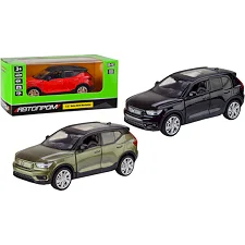 Машина металлическая "Автопром" 68411 1:32 Volvo XC40, на батарейках, свет, звук, открывающаяся дверь, в коробке. 18*9*8 см (Маш8411)