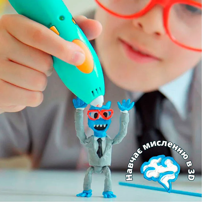 Набір стрижнів для 3D-ручки 3Doodler Start – МІКС (75 шт: зелений, жовтий, рожевий)