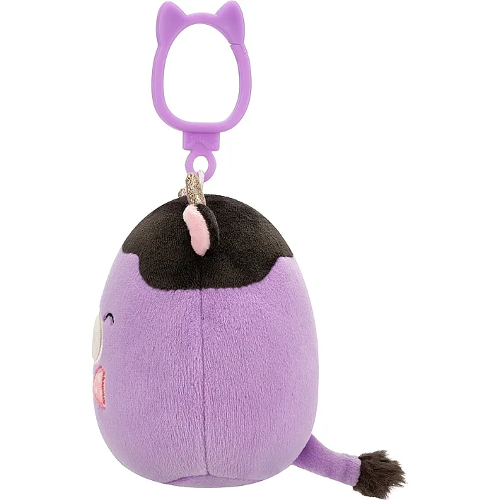 Мягкая игрушка на клипсе Squishmallows – Коровка Алекси