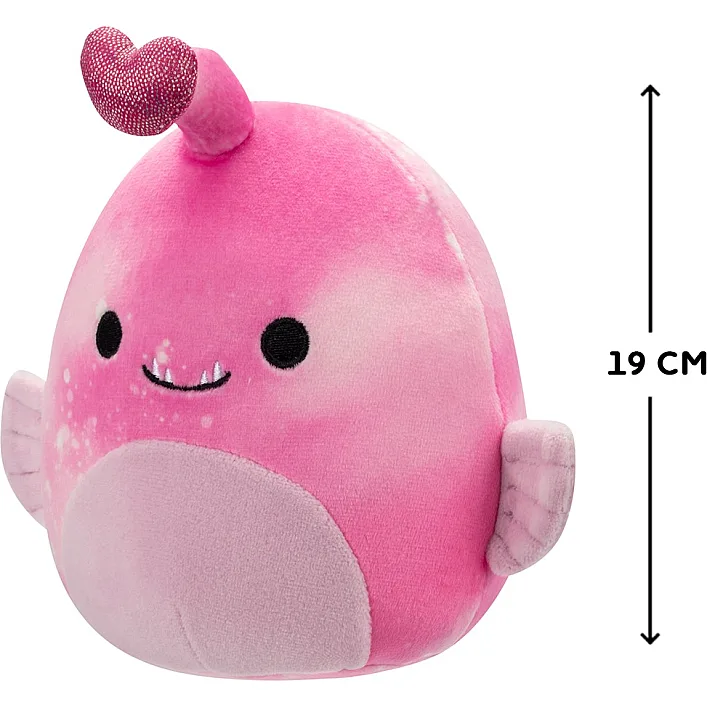 М'яка іграшка SQUISHMALLOWS – РИБА-ВУДИЛЬНИК СІ (19 cm)