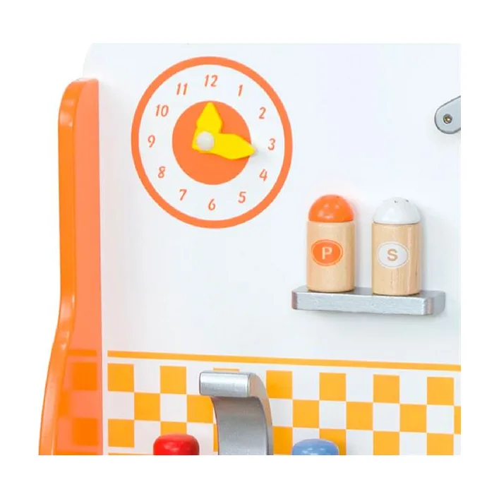 Детская кухня Viga Toys из дерева с посудой (50957FSC)