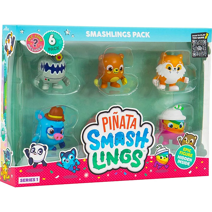 Набір фігурок PINATA SMASHLINGS – КУМЕДНІ ГЕРОЇ (6 фігурок, в асорт.)