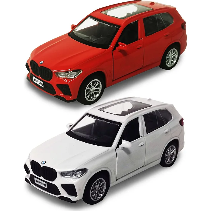 Автомодель – BMW X5 M (белый, красный)