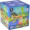 Конструктор "Block&Steps: Земля динозавров" + ходилка и мемори игра 3в1, 41дет. QB300-101 qbee (Кон7631)