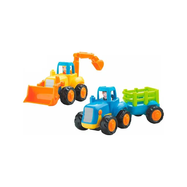 Набор машинок Hola Toys Бульдозер и трактор 6 шт. (326AB-6)