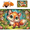 Пазлы с мягкой игрушкой "De.tail. Лисенок" 260 деталей