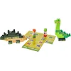 Конструктор "Block&Steps: Земля динозавров" + ходилка и мемори игра 3в1, 41дет. QB300-101 qbee (Кон7631)